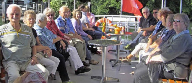Die Sonne lachte fr die rund 30 Teiln...es CDU-Ortsvereins eingeladen hatten.   | Foto: Albert Greiner