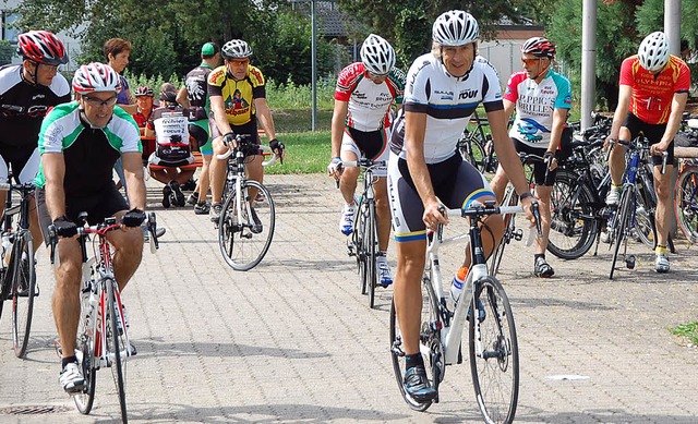 Nicht Rennsport, sondern Spa am Radeln stand im Mittelpunkt der Tour.  | Foto: Jrg Schimanski