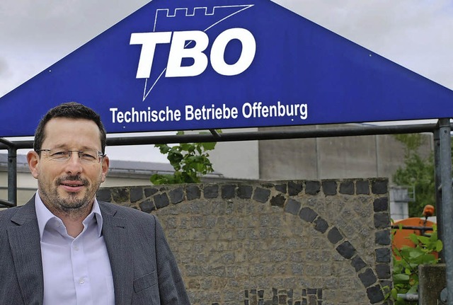 Alex Mller Chef der TBO Technische Bebriebe Offenburg  | Foto: Siefke Gertrude