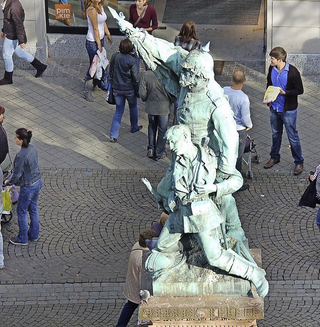 Das Kriegerdenkmal von 1870/71 in  Offenburg   | Foto: ralf burgmaier