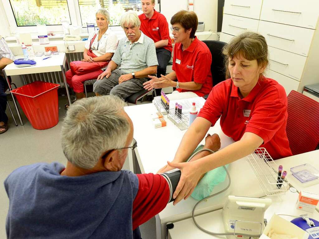 BZ-Ferienaktion in der Blutspendezentrale der Uniklinik Freiburg.