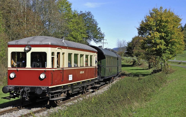 Sonderfahrten gibt es nchsten Sonntag mit der Kandertalbahn.   | Foto: Claus Linke