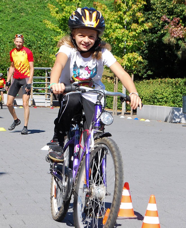 Jede Menge Spa hatten die  Kinder  be...ag mit dem Radsportverein  Achkarren.   | Foto: benjamin bohn