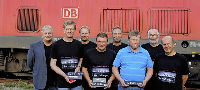 Ehrende und Geehrte beim  Cargo Fest: ... Dietel, Reinhard Grelin (von links)   | Foto: Sedlak