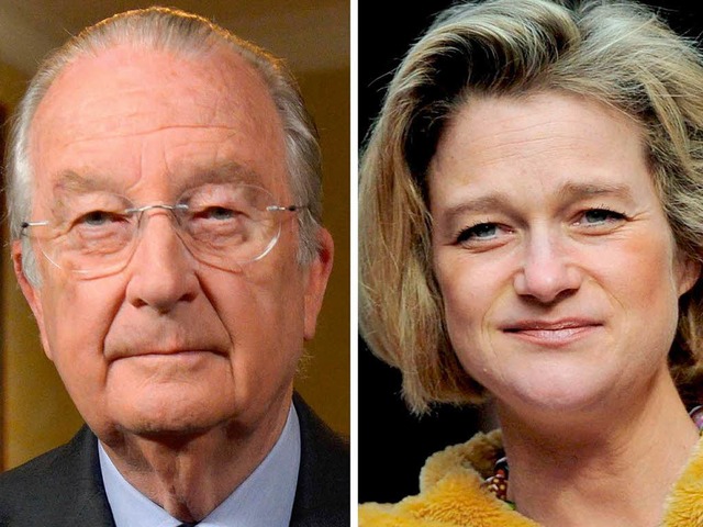 Sie sehen sich durchaus hnlich: Albert II. und Delphine Boel   | Foto: Fotos: dpa