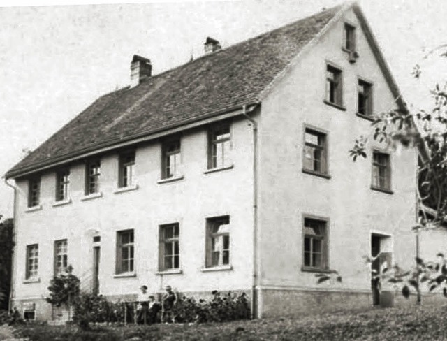 Die Schule von Eckbach, eine der zahlr...urRepro>Gert Brichta</BZ-FotoNurRepro>  | Foto: Heidrun Brichta