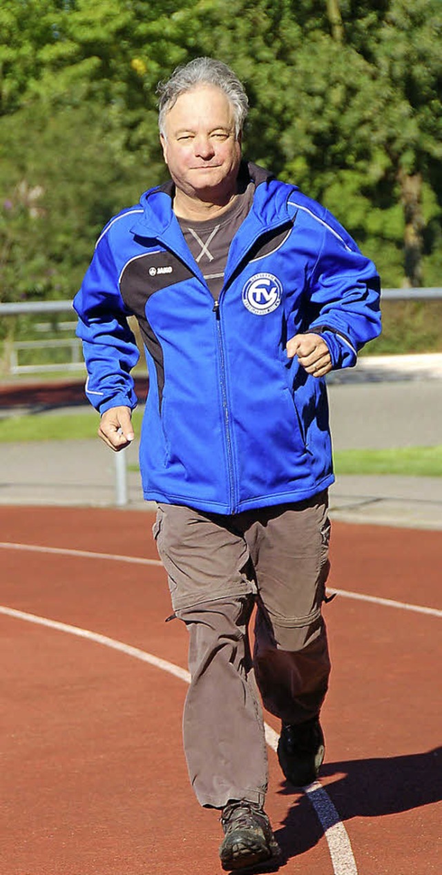 Bernd Trotter kmmert sich ums Sportabzeichen.   | Foto: Frank Kiefer