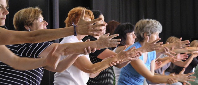 Der Workshop lsst die Teilnehmerinnen... Fhigkeiten an sich selbst entdecken.  | Foto: Katharina Bartsch