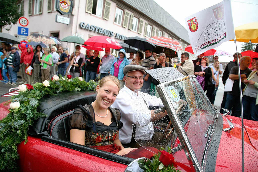 Der Nieselregen konnte der bunten Umzugsschau beim Kippenheimer Dorffest nichts anhaben.