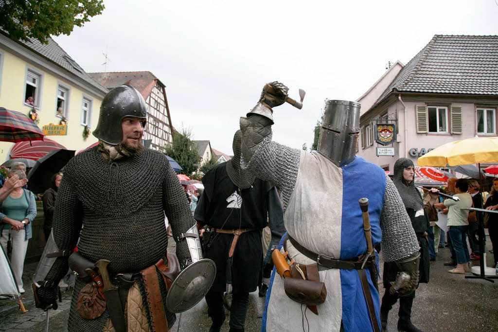 Der Nieselregen konnte der bunten Umzugsschau beim Kippenheimer Dorffest nichts anhaben.