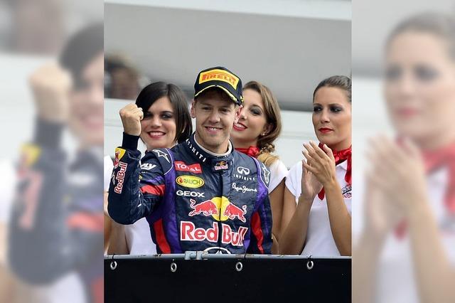 Vettels Sieg beim Pfeifkonzert-Rennen