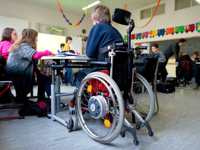 Eltern fordern von Land und Kommunen e...derter Schler an allgemeinen Schulen.  | Foto: dpa