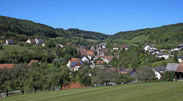 Blick auf Mauchen: Der Sthlinger Ortsteil zhlt 401 Einwohner.   | Foto: Korhummel