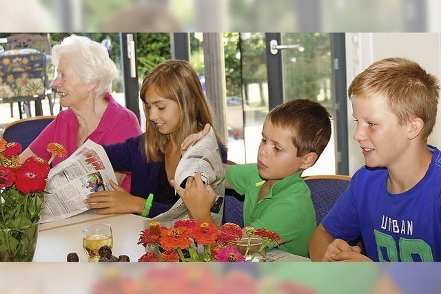 Begegnung zwischen den Generationen