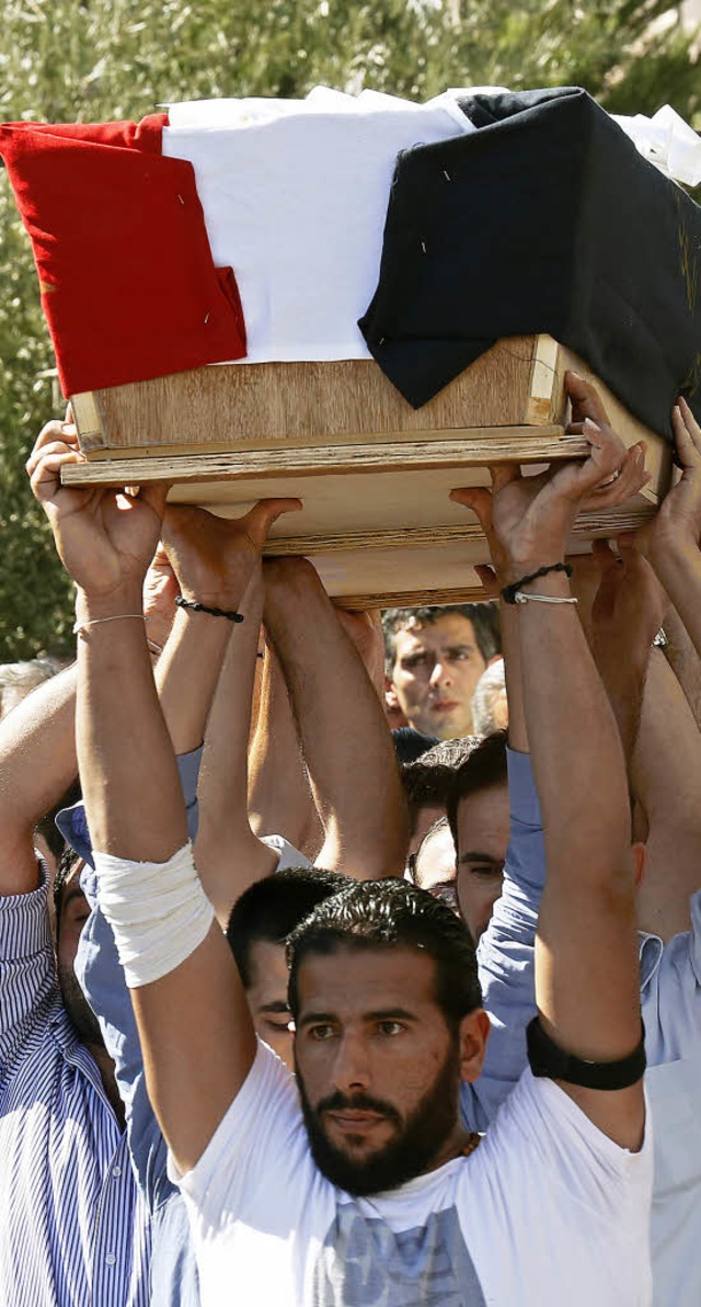 Das Sterben im syrischen Brgerkrieg geht weiter.   | Foto: AFP