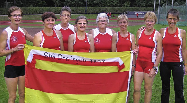 Das Team der Startgemeinschaft Breisga...aft aus Baden-Wrttemberg im Endkampf.  | Foto: Privat