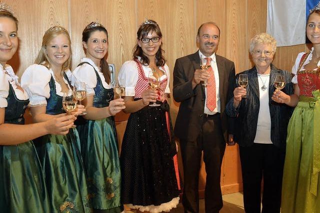 Btzingen feiert seine dritte Weinprinzessin