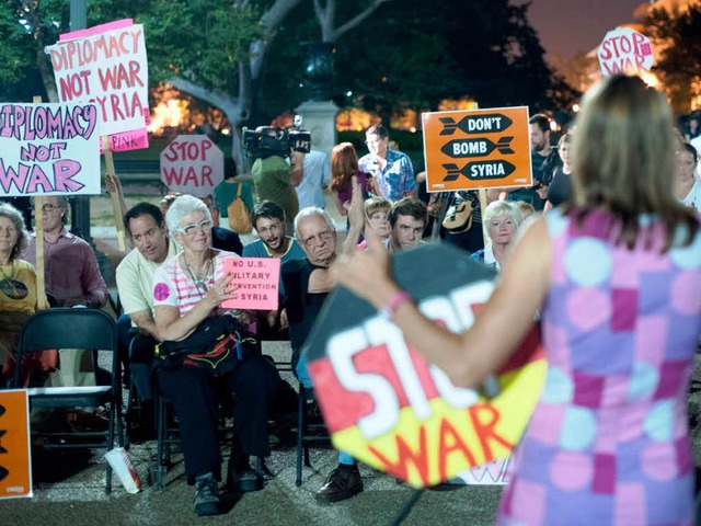 Anti-Kriegs-Demonstranten in Washington  | Foto: AFP