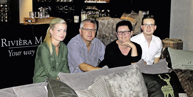 Laden  zur Erffnung ihres neuen Fachg...Anja, Martin, Cornelia  und Nico Ranz   | Foto: Privat