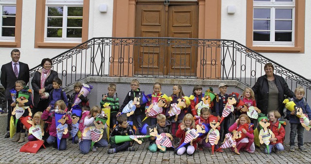 Fr 21 Kinder hat jetzt das Schulleben begonnen.   | Foto: Chris Seifried