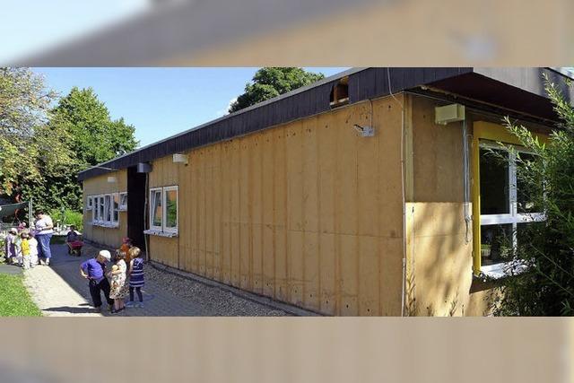 Kindergarten Arche Noah wirkt noch etwas nackt