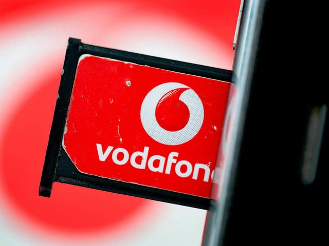 Eine SIM-Karte von Vodafone  | Foto: dpa