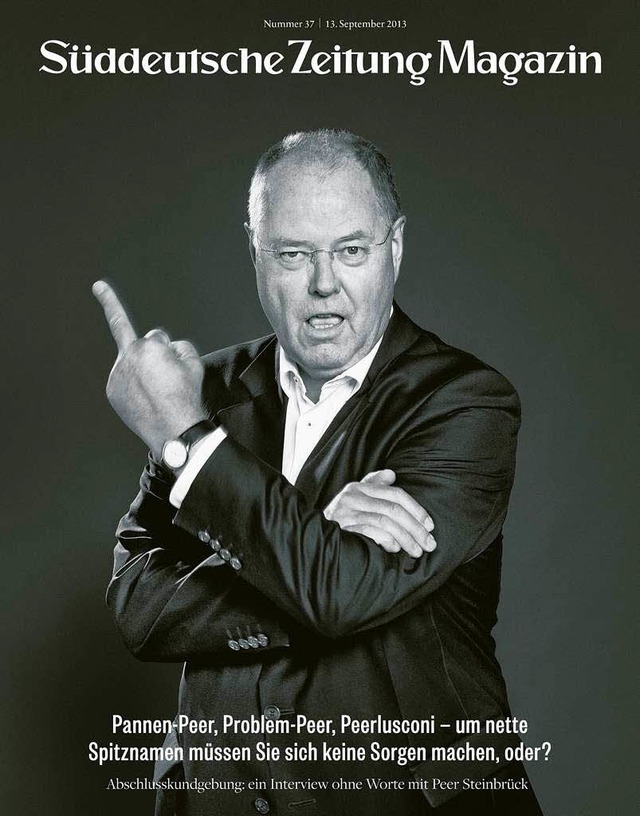 Peer Steinbrck &#8211; ein Meister der Ironie?   | Foto: Alfred Steffen/SZ-Magazin