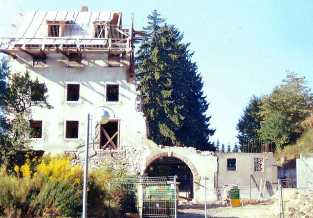 Die Mhle in Bonndorf &#8211; hier bei...nen bis zur Stilllegung 1960 betrieb.   | Foto: Archiv Hany