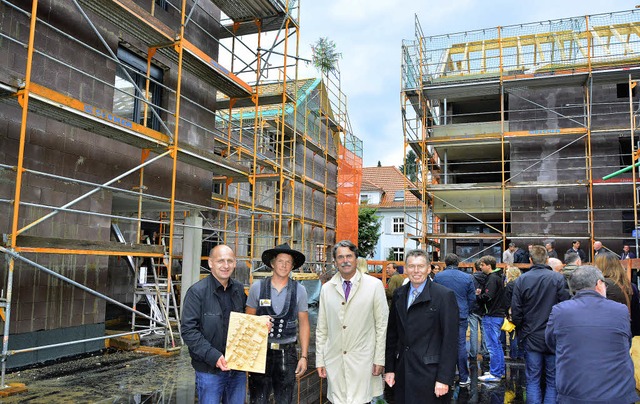 Der Bauverein Breisgau  feierte das Ri...chftsfhrer des Bauvereins Breisgau.   | Foto: Dieter Erggelet