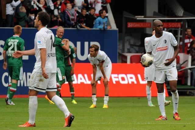 Freiburg kmpft vergebens und verliert 2:1 in Augsburg