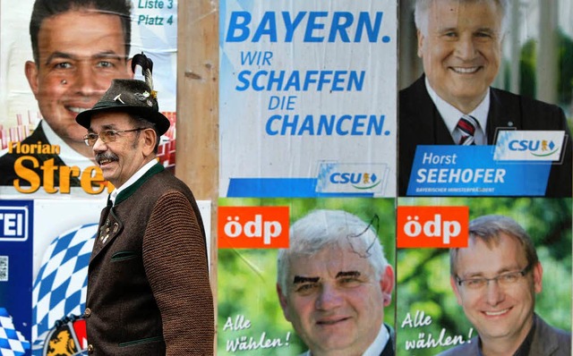 9,5 Millionen Brger in Bayern sind zur Wahl aufgerufen.  | Foto: dpa