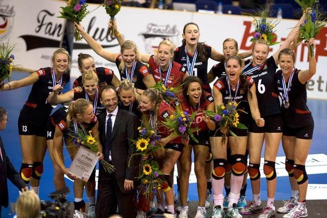 Volleyball-Damen gewinnen in Berlin EM-Silber