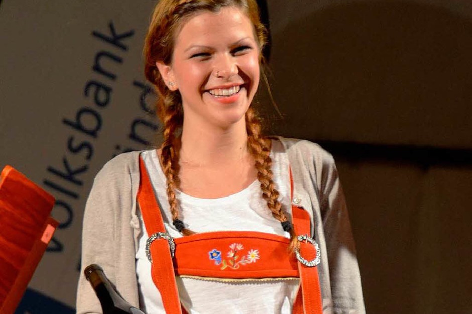 Beim Dirndl- und Lederhosenwettbewerb letzten Freitag in Auggen war gute Stimmung. (Foto: David Rieflin) Beim Dirndl- und Lederhosenwettbewerb letzten Freitag in Auggen war gute Stimmung. (Foto: David Rieflin)