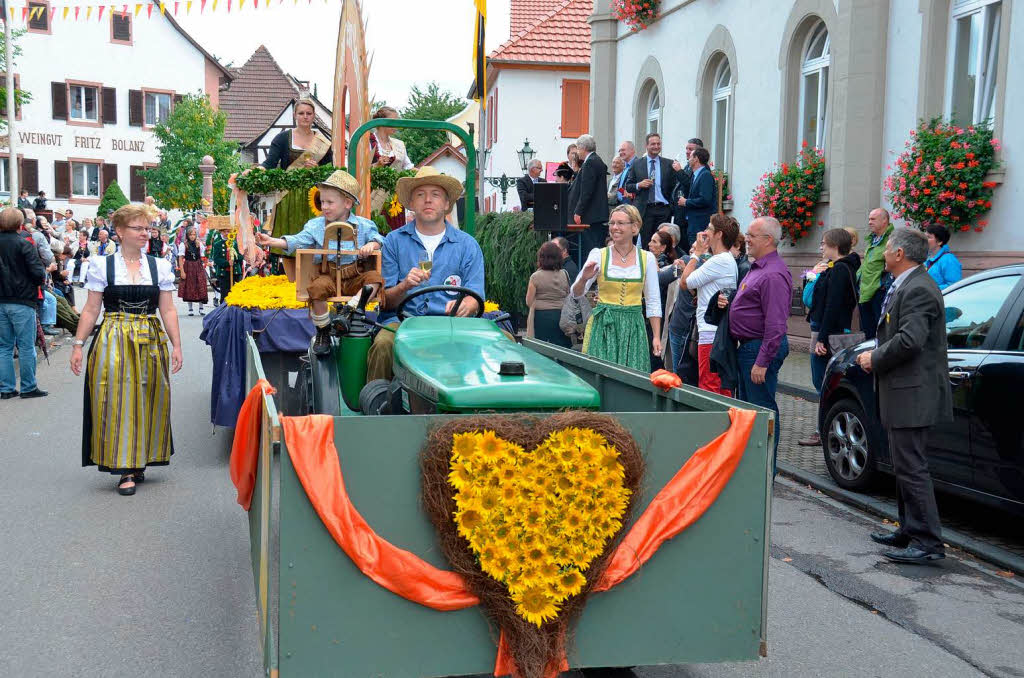 Jubel, Trubel, Heiterkeit beim Auggener Winzerfest<?ZP?>
