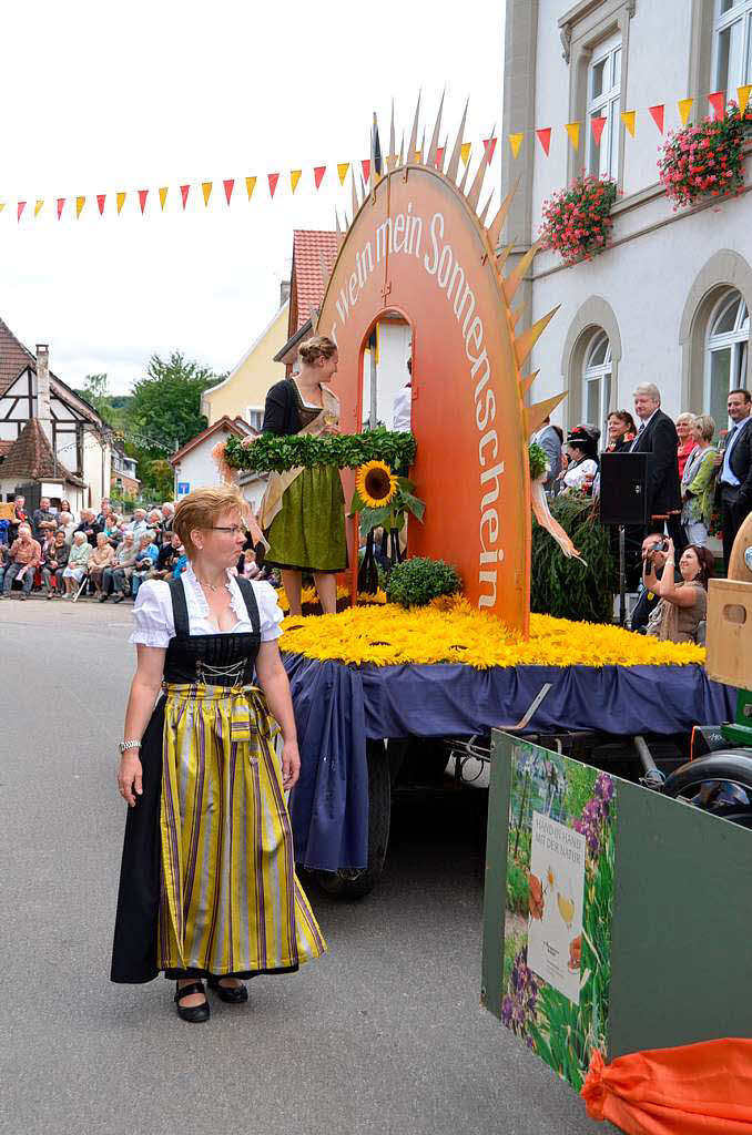 Jubel, Trubel, Heiterkeit beim Auggener Winzerfest<?ZP?>
