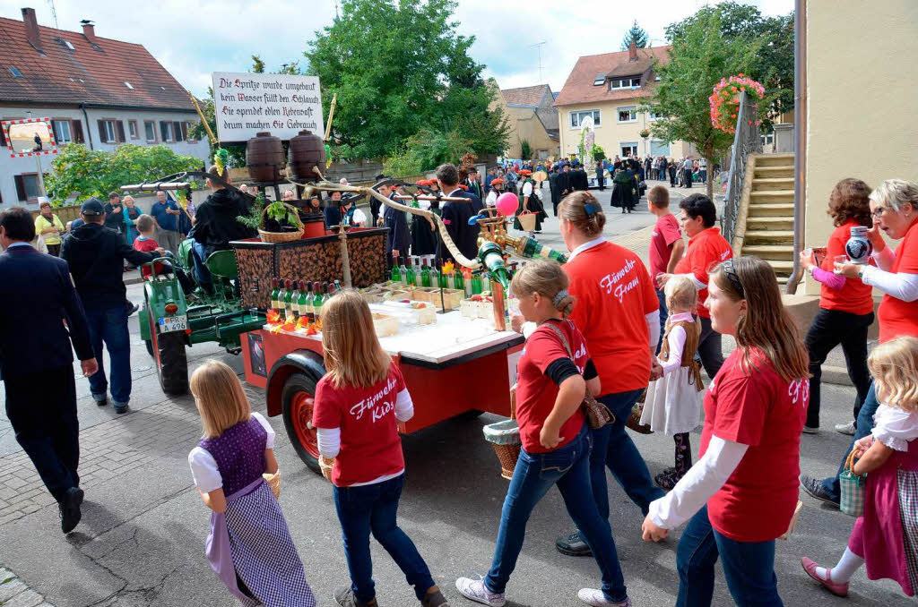 Jubel, Trubel, Heiterkeit beim Auggener Winzerfest<?ZP?>
