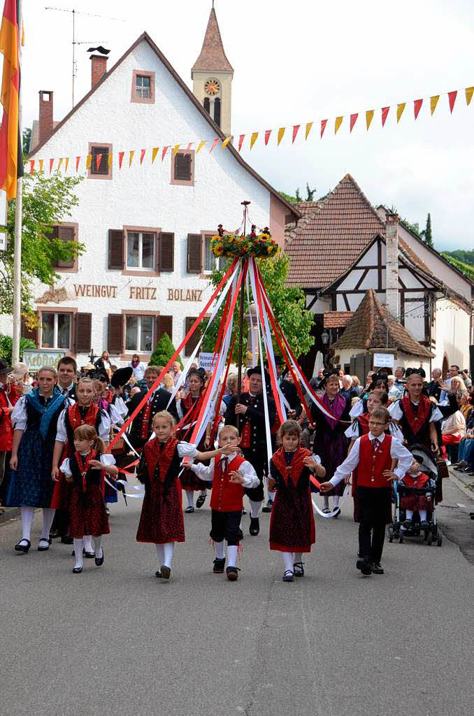 Jubel, Trubel, Heiterkeit beim Auggener Winzerfest<?ZP?>
