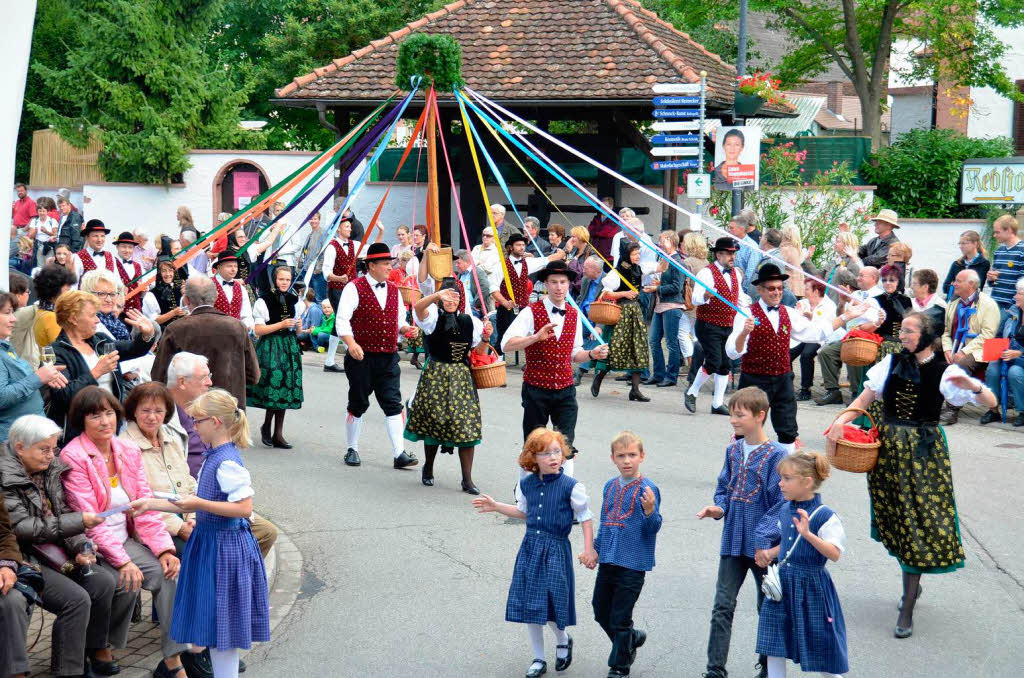 Jubel, Trubel, Heiterkeit beim Auggener Winzerfest<?ZP?>
