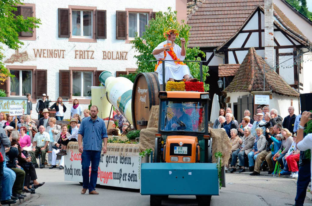 Jubel, Trubel, Heiterkeit beim Auggener Winzerfest<?ZP?>
