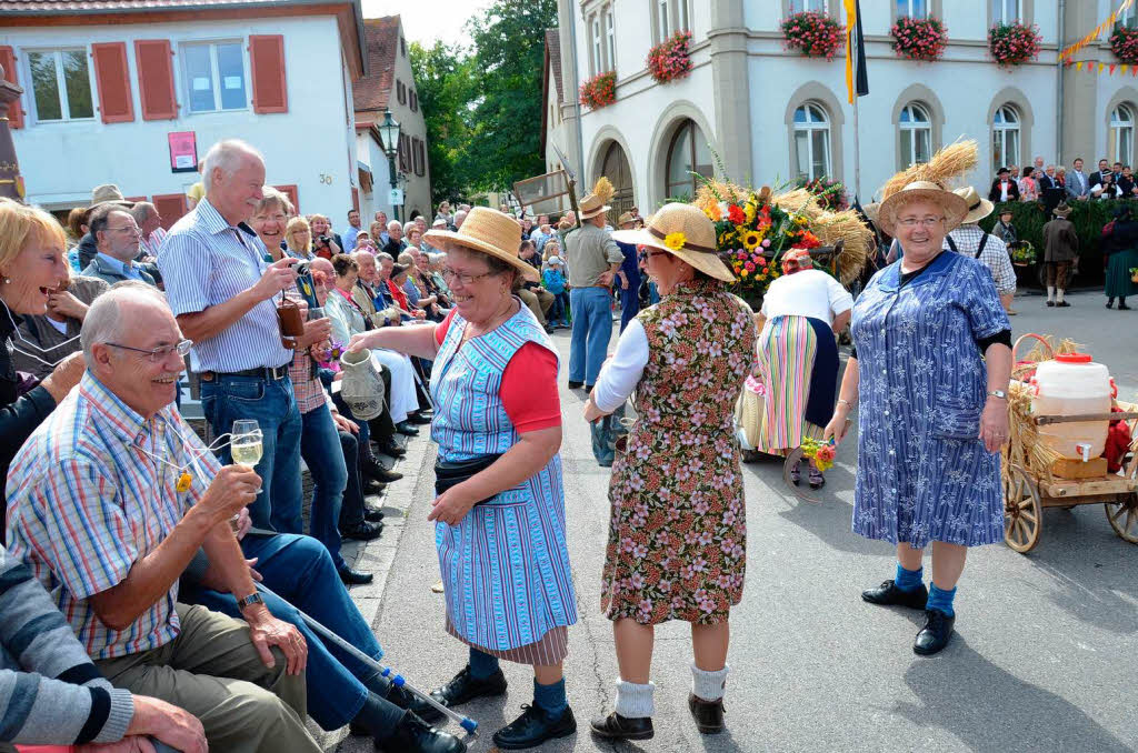 Jubel, Trubel, Heiterkeit beim Auggener Winzerfest<?ZP?>
