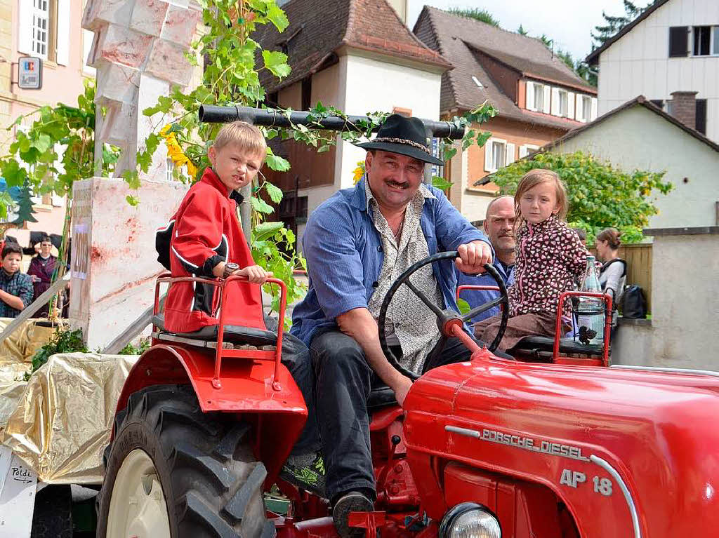 Jubel, Trubel, Heiterkeit beim Auggener Winzerfest<?ZP?>
