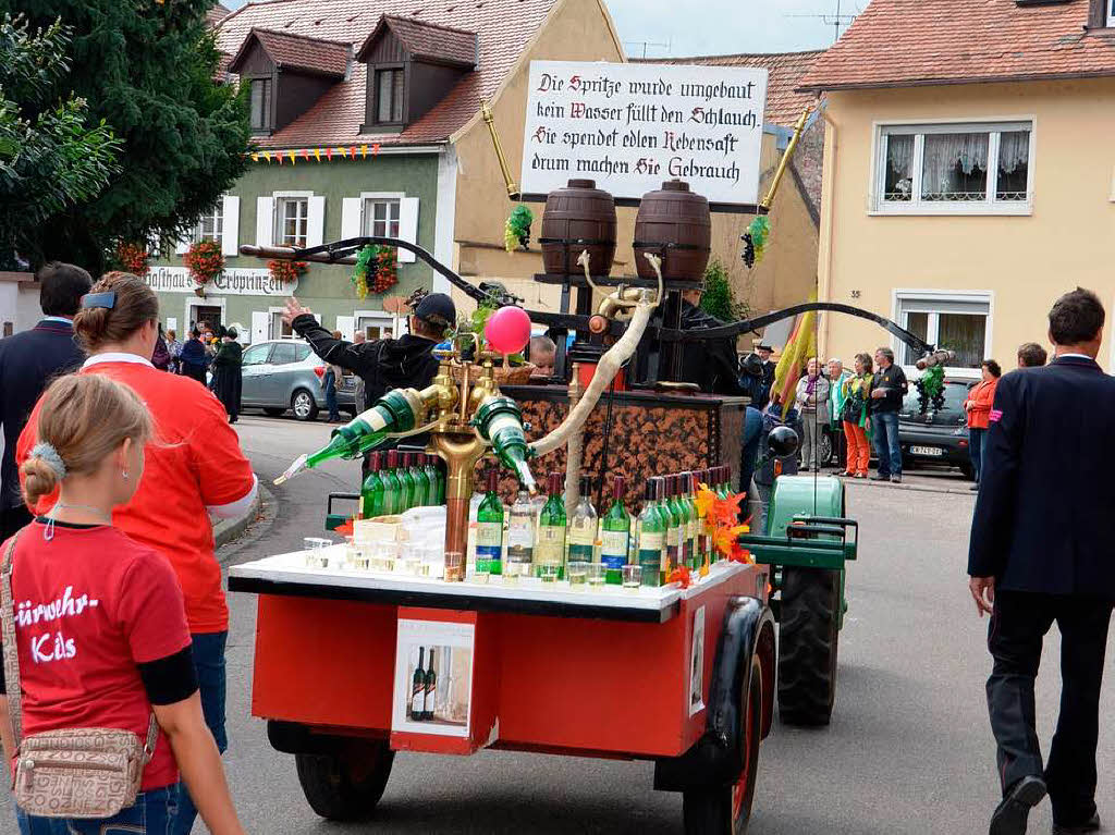 Jubel, Trubel, Heiterkeit beim Auggener Winzerfest<?ZP?>
