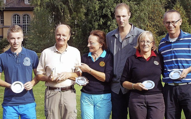 Die Sieger (v. li.): Matthias Schuler,...k-Schroer und  Thomas Kury-Weingarten.  | Foto: Verein