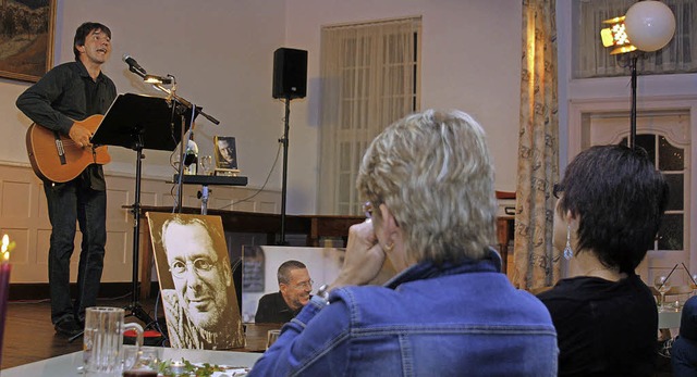 Ein Herz fr Reinhard May hatte Ivo Pgner ebenso wie seine Zuhrer in Sulz.   | Foto: heidi fssel