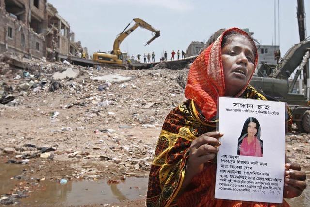 Aktivistin Kirsten Clodius ber Entschdigungen nach Fabrikunglck in Dhaka