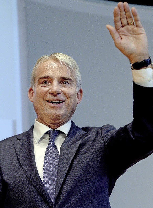 Thomas Strobl hat Grund zur Freude &#8211; er bleibt CDU-Chef.   | Foto: DPA