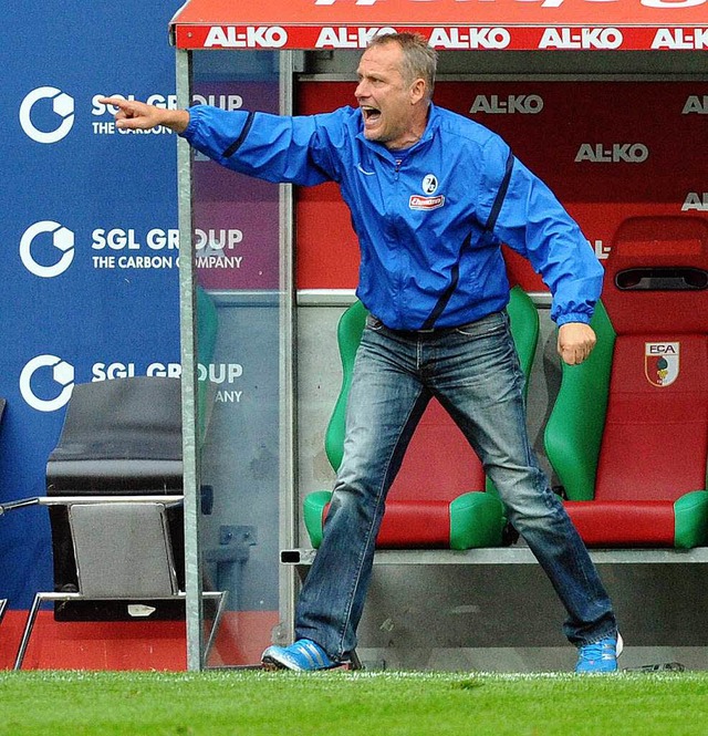 Der Trainer des SC Freiburg: Christian Streich  | Foto: dpa