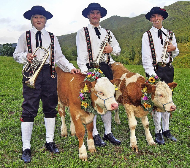 Spannend ist wieder der Almqiuz. Es so...n jungen Bullen Anton und Robert sind.  | Foto: H.Dauenhauer