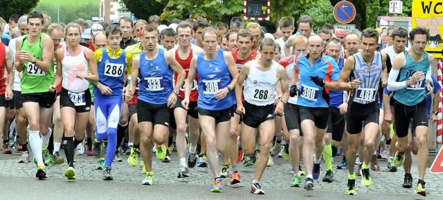 Start in Schnau zum 8. Belchen Berglauf  | Foto: Murst