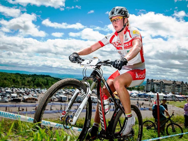 Weltbeste Sprinterin unter den Bikerinnen: Alexandra Engen   | Foto: Kste
